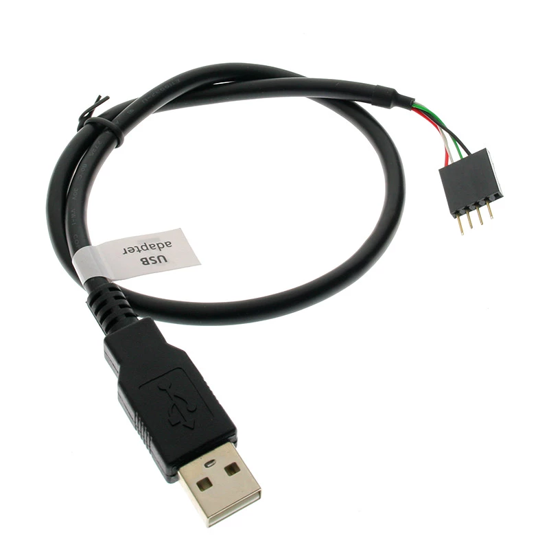 USB laidas Akasa 0,4 m USB A juodas