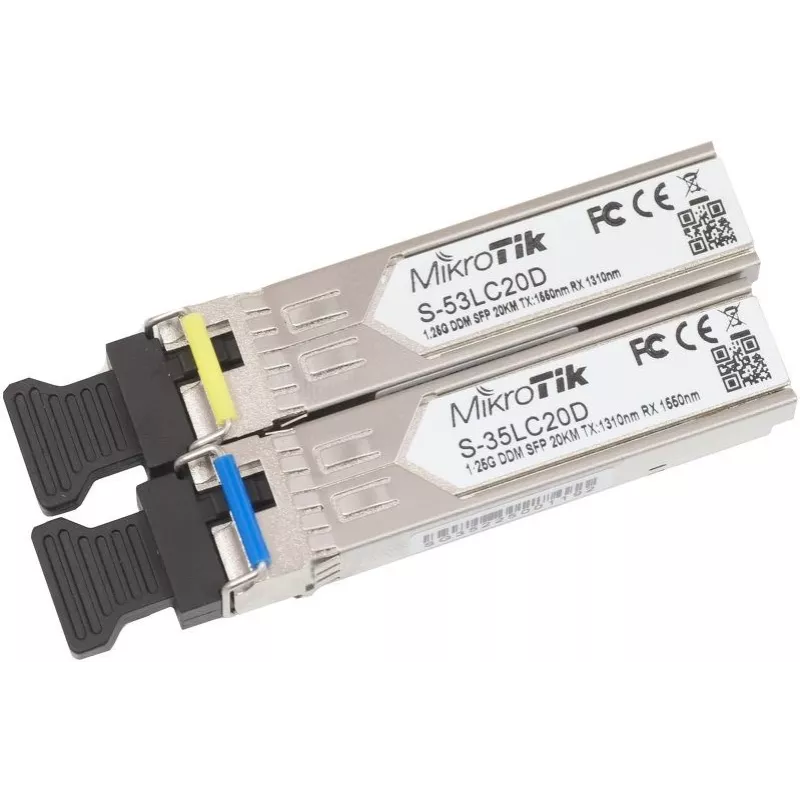 Tinklo siųstuvų-imtuvų modulis Mikrotik S-3553LC20D 1250 Mbit/s SFP