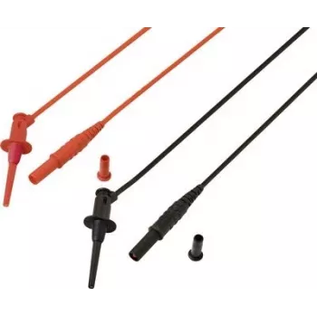 Voltcraft MSL-528 bandomasis laidas 4 mm saugos kištukas 1,2 m raudonas juodas 1 pora (VC-17182160)