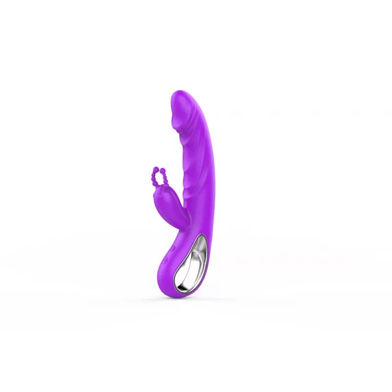 Vibratorius Erolab Silikonas Violetinis