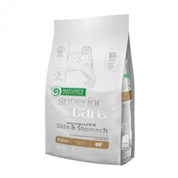 Sausas šunų maistas nature's protection Superior Care Skin & Stomach Adult Small Lamb 1,5 kg, mažoms veislėms