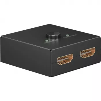 HDMI komutatorius Goobay 58485, 1 įvestis, 1 išvestis, 52 mm x 49,5 mm x 22,5 mm
