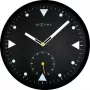 NeXtime klok 3049 Serious Juoda, Ø32 cm, Sieninis, Juoda