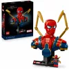 LEGO Marvel kolekcinis biustas Iron Spider-Man 76326, 379 detalės, 18+ demonstracinis modelis, 170×200×110 mm