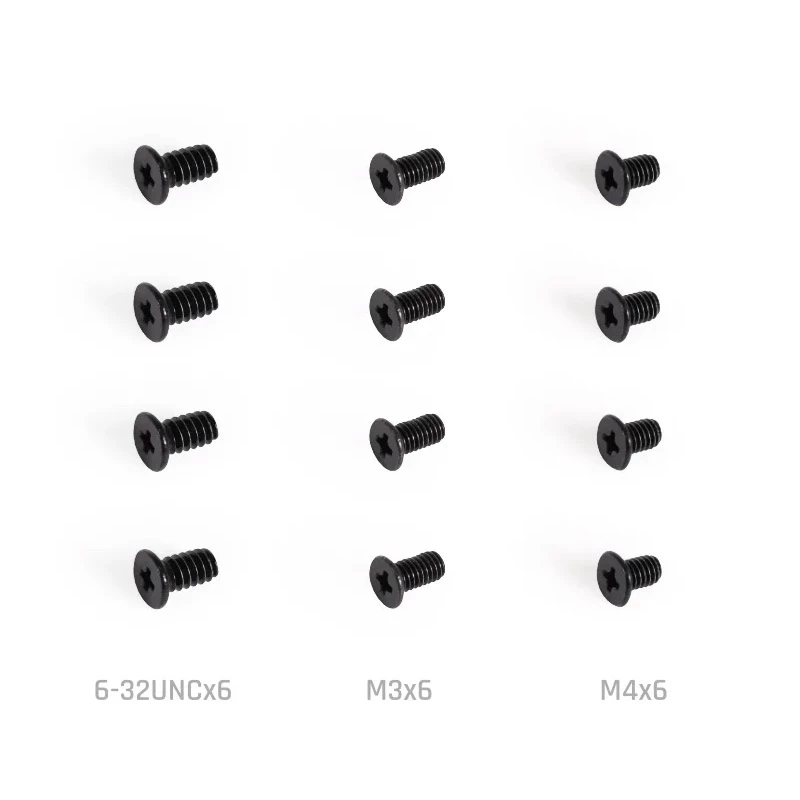 Montavimo rinkinys Alphacool 15724 juodas nerūdijantis plienas 17 mm aukštis