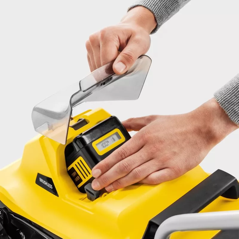 Akumuliatorinė vejapjovė KARCHER LMO 2-18 (1.445-400.0) Juoda, Geltona