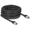 Tinklo kabelis DELOCK 80245 Cat6a U/FTP (STP) 15 m RJ-45 į RJ-45 Juodas