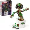 LEGO Marvel Šokantis Grootas – Sukonstruojamas Animuotas Žaislinis Veikėjas „Galaktikos sergėtojai“ – Interaktyvus Rankomis Valdomas Žaidimų Rinkinys Superherojams