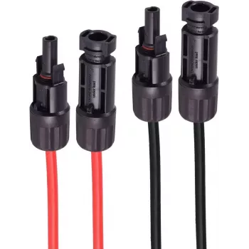 shiverpeaks ®-PV4 prailginimo laidas, 4mm², 2 dalių rinkinys Raudona/juoda, 2m (BS02-320316)