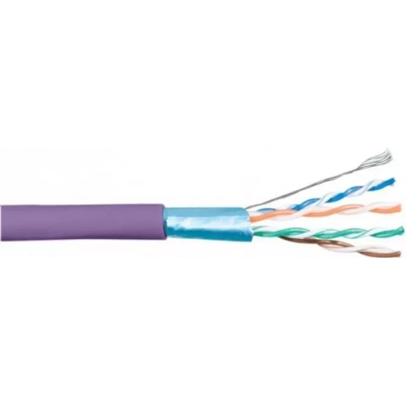 Tinklo kabelis Dexlan 613022 100m Cat5e F/UTP Purpurinis