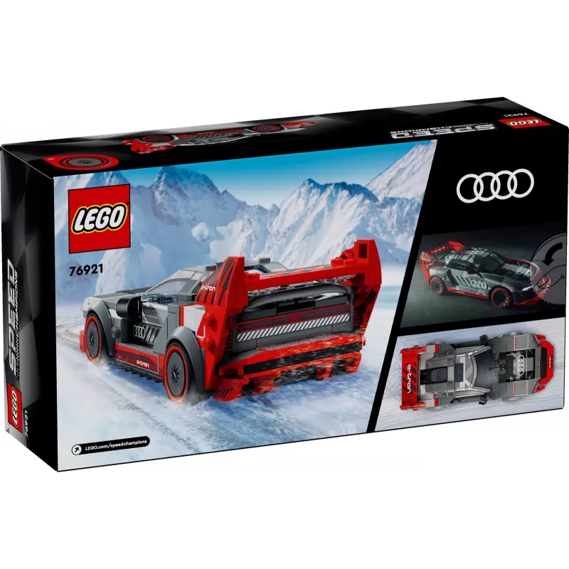 Lego Speed Champions 76921 Audi S1 E-Tron Quattro lenktyninio automobilio konstruktorius