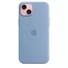 Apple iPhone 15 Plus silikoninis dėklas su MagSafe – Winter Mėlyna