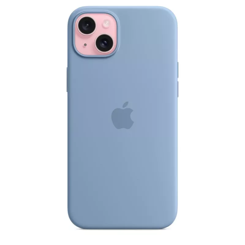 Apple iPhone 15 Plus silikoninis dėklas su MagSafe – Winter Mėlyna
