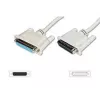 Digitus Datatransfer prailginimo laidas D-Sub25/M - D-Sub25/F