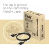 CLUB3D DisplayPort 2.1 dvikryptis VESA DP80 sertifikuotas laidas 4K240Hz, 8K60Hz arba 10K30Hz M/M 1,2 m / 3,94 pėd.