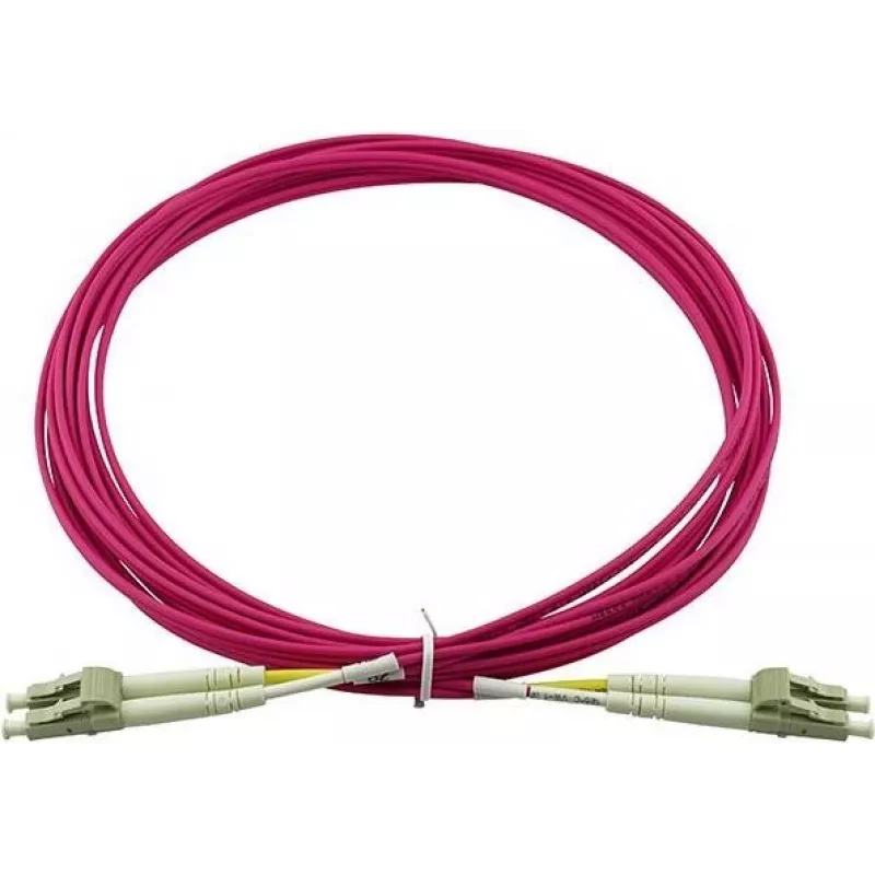Šviesolaidinis kabelis BlueOptics FCKAB-OM4-C07-L-BO LC LC/UPC OM4 7,5 m Rožinis