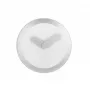 NeXtime klok 2615zi Focus, Ø25 cm, sieninis, balta/sidabrinė