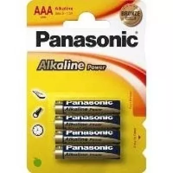 Panasonic 1x4 LR03APB - Šarminė - 1,5 V - 10,5 mm - 10,5 mm - 44,5 mm - AAA-S (LR03APB/4BP)