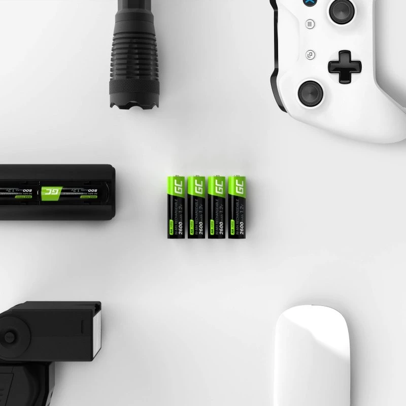 Ni-Mh akumuliatoriai AA R6 2600mAh x16