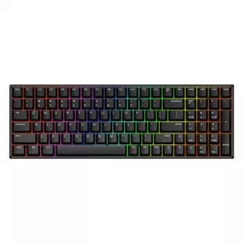 Klaviatūra Ducky IQUNIX F97 Dark Side belaidė RGB su MX Red jungikliais, 97 klavišų išdėstymas