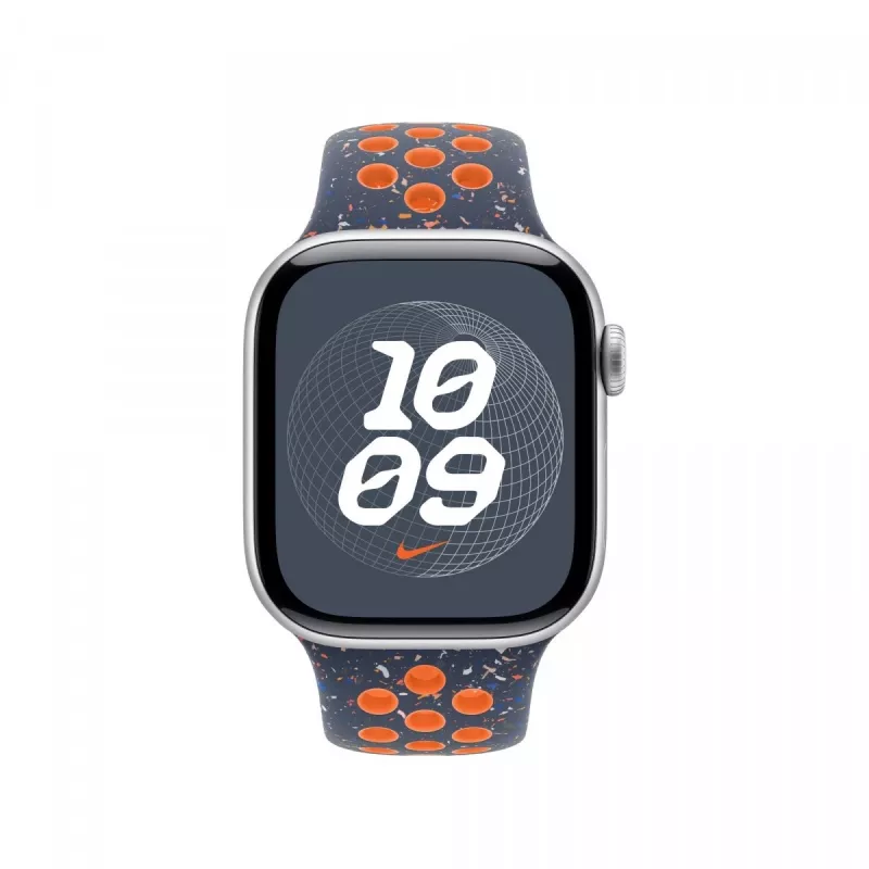 40 mm mėlynos liepsnos Nike sportinis dirželis – S/M
