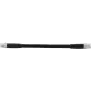 Mikrofono lankstaus stovo kakliukas Omnitronic 47 cm su XLR–XLR jungtimis