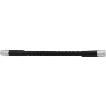 Mikrofono lankstaus stovo kakliukas Omnitronic 47 cm su XLR–XLR jungtimis