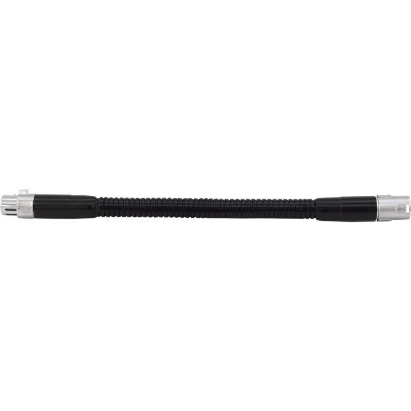 Mikrofono lankstaus stovo kakliukas Omnitronic 47 cm su XLR–XLR jungtimis