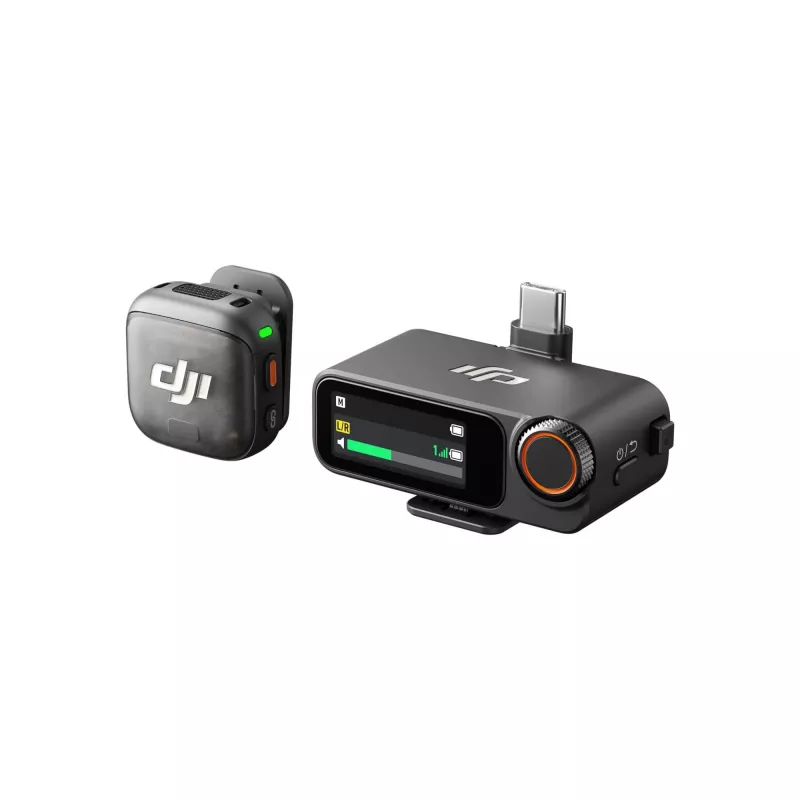 Mikrofonų sistema DJI Camera Acc Mic 3 (1× siųstuvas + 1× imtuvas)