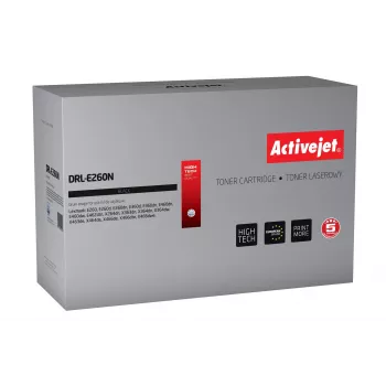 AktyvJet DRL-E260N būgnas, skirtas Lexmark E260X22G, suderinamas juodas, 30 000 puslapių