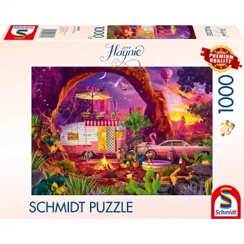 Dėlionė schmidt spiele Jeff Haynie — Camping Paradise in the Desert, 1000 detalių, MPN 58574