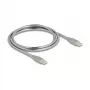 USB kabelis DeLOCK 81259 1 m USB C į USB C USB 2.0 Sidabrinis
