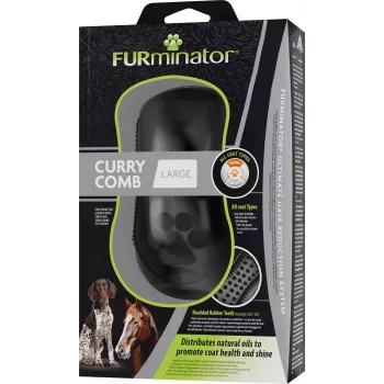 FURminator - guminis šepetys šunims ir arkliams - L