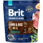 Sausas šunų maistas Brit Premium by Nature Sensitive Lamb & Rice 1 kg — suaugusiems, baltymai 26%, riebalai 13%, be glitimo