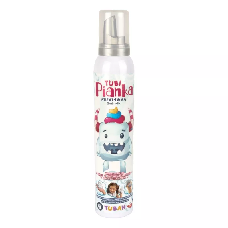 Vonios putų žaislas Tuban TUBI FOAM WHITE 200 ml