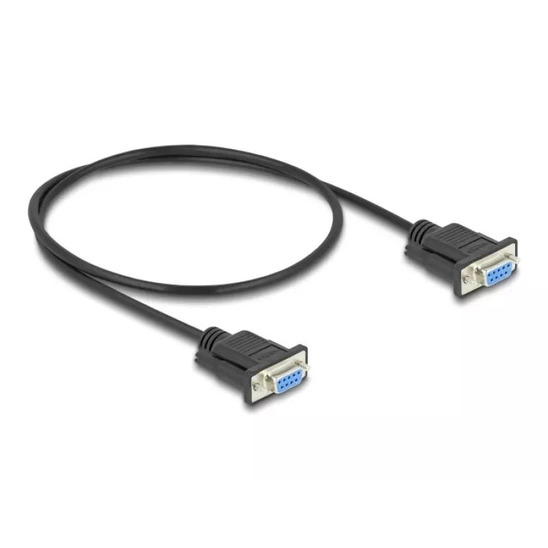 DeLOCK 86822 serijinis kabelis juodas 0,5 m DB-9
