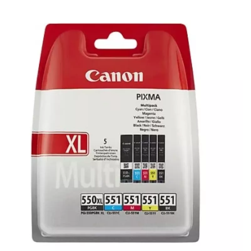 CANON PGI-550XL/CLI-551 BCMYB MULTI Rašalo Kasetė