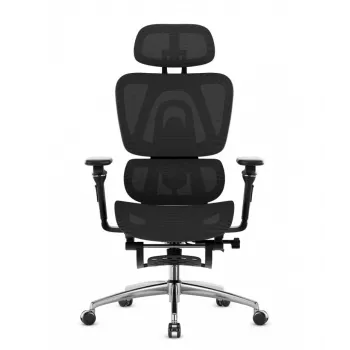 Biuro kėdė mark adler Expert 7.9 juoda — ergonominė pasukama kėdė, juodas audinys, modelis MA-EXPERT 7.9 Juoda