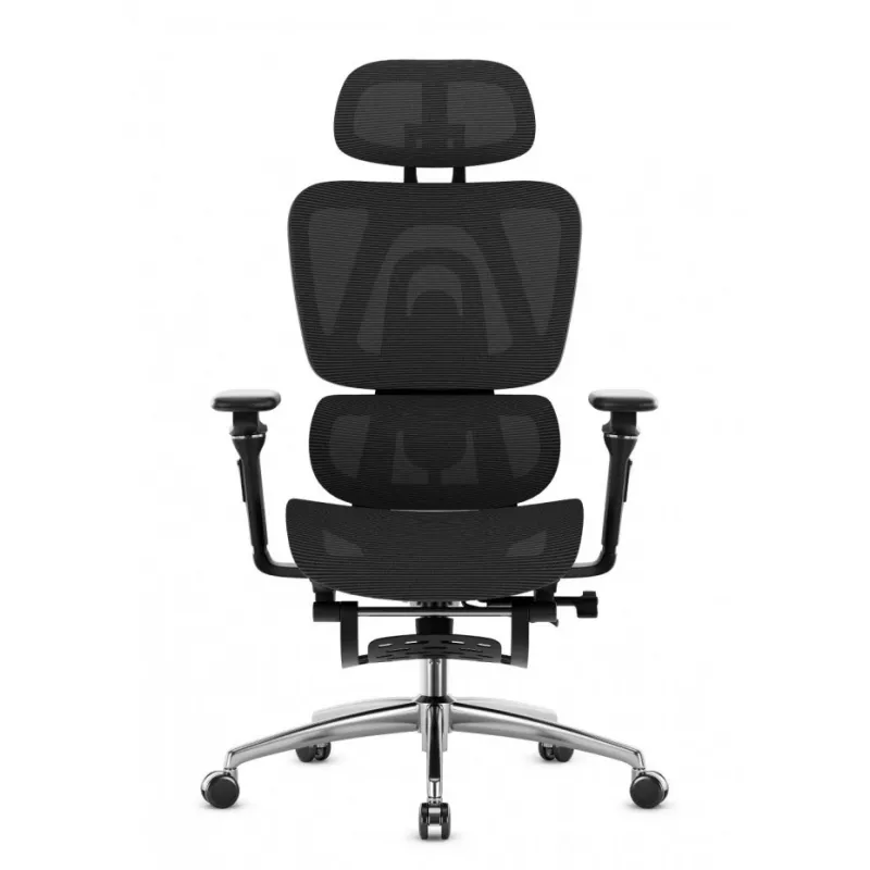 Biuro kėdė mark adler Expert 7.9 juoda — ergonominė pasukama kėdė, juodas audinys, modelis MA-EXPERT 7.9 Juoda