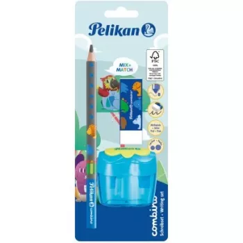 Pelikan mokomasis rašymo priemonių rinkinys Combino BS, Rad., Ansp., Mėlynas (821605)