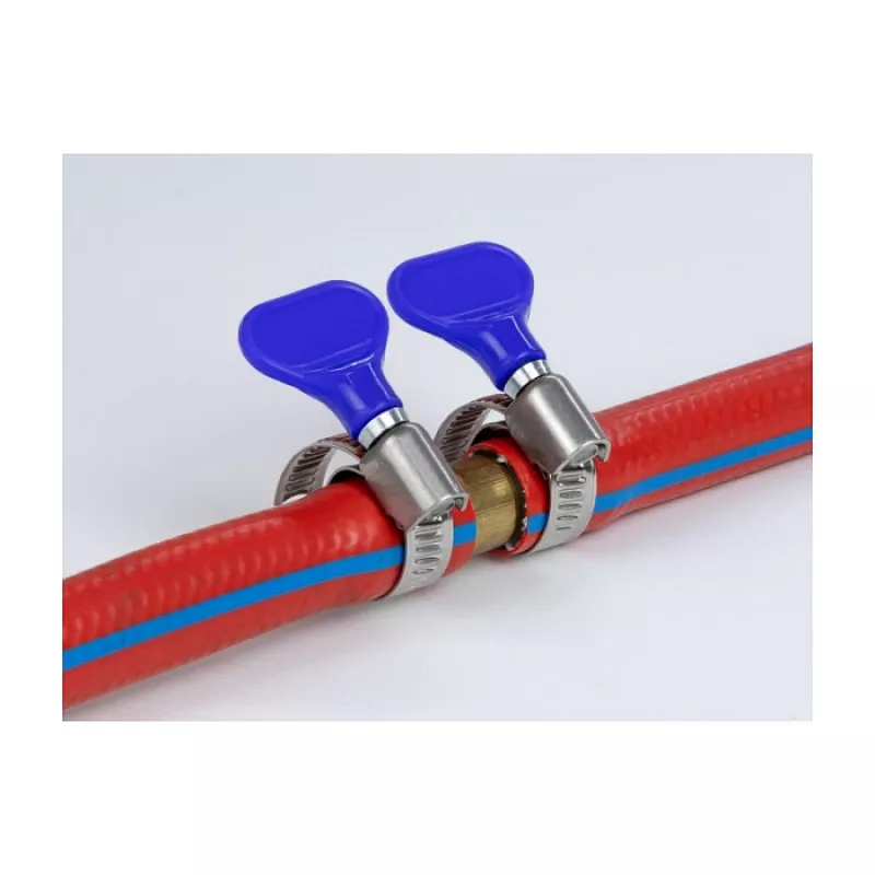 Drugelio tipo spaustukas DeLOCK 400 SS 25–40 mm 5 vnt. mėlynos spalvos