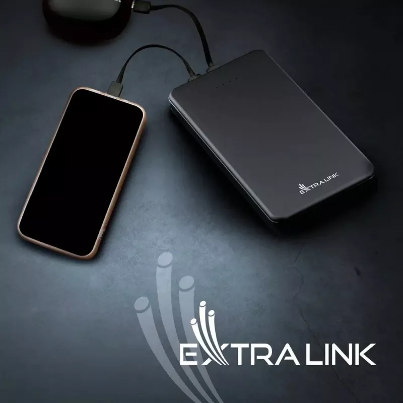 Nešiojamoji išorinė baterija Extralink EPB-078B 10000mAh