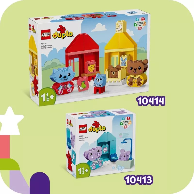 LEGO DUPLO Mano pirmosios kasdienės rutinos: Valgymas ir miegas 10414