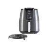 Ninja AF100 vienas 3,8 L atskirai stovinti 1550 W karšto oro gruzdintuvė juoda