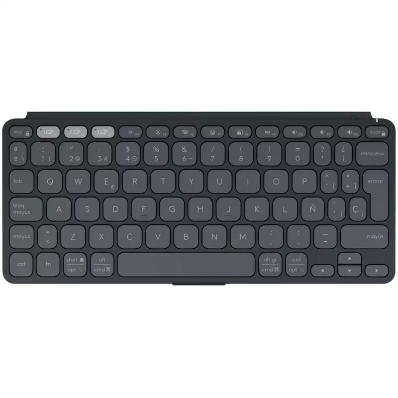 Klaviatūra Logitech Keys-To-Go 2 belaidė grafito (DE) (920-012964)
