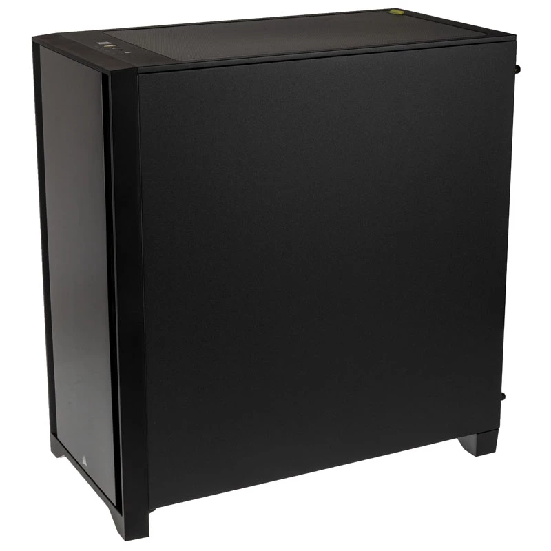 CORSAIR iCUE 4000X RGB grūdinto stiklo vidutinio bokšto korpusas, juodas