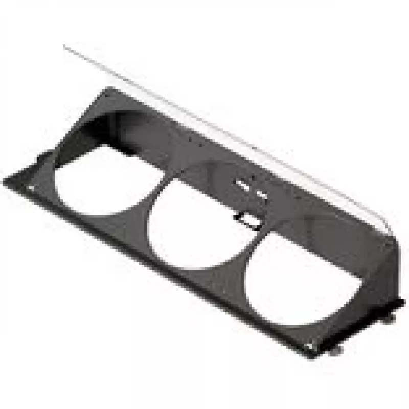 Angled bottom fan bracket HAVN HS 420 black for case fan mounting