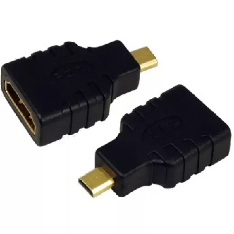 Adapteris / jungčių keitiklis HDMI D į HDMI A LogiLink AH0010 juodas