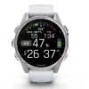 Garmin Fenix 8 3,3 cm (1,3) AMOLED 43 mm Skaitmeninis 416 x 416 pikselių Liečiamas ekranas Sidabrinis Wi-Fi GPS (palydovas)