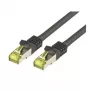Tinklo kabelis M-Cab CAT7 S-FTP PIMF RJ-45 3 m juodas